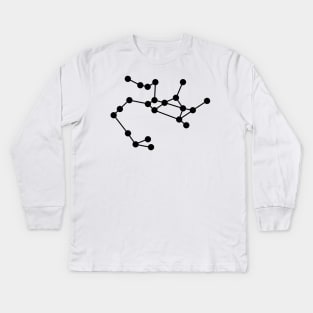 Sagittarius Horoscope Zodiac Kids Long Sleeve T-Shirt